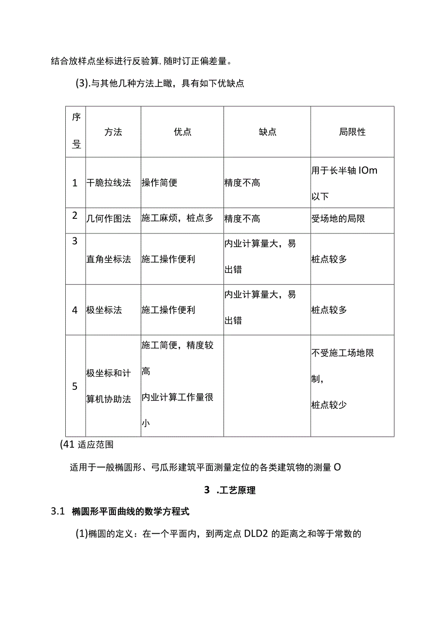 椭圆形、弧形-建筑测量放线施工工法(全站仪).docx_第3页