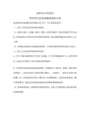 普外科信息系统瘫痪应急预案.docx