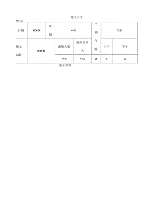 施工日志 范本.docx