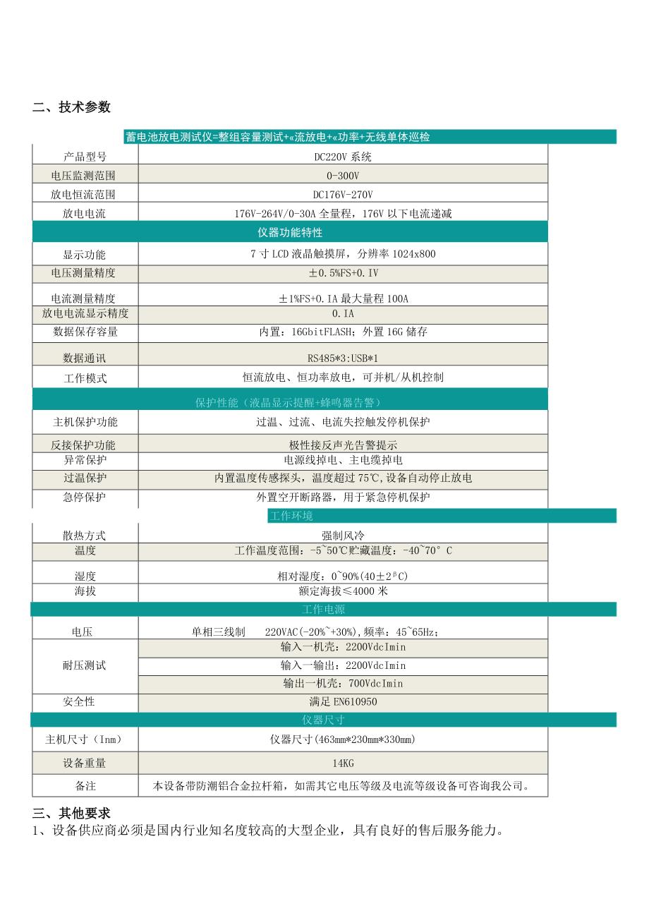 蓄电池放电测试仪技术要求.docx_第2页