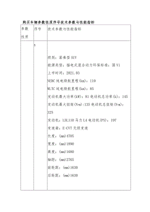 购买车辆参数性质序号技术参数与性能指标.docx