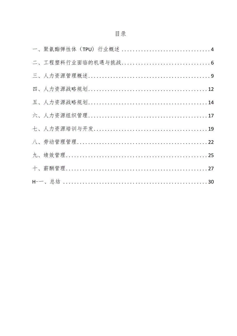 聚氨酯弹性体（TPU）项目人力资源管理方案.docx_第3页