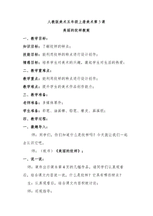 美丽的纹样教案.docx