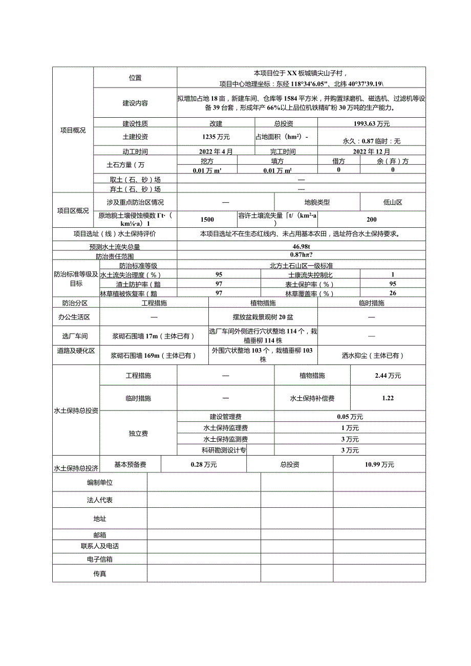 30万吨钒铁精矿粉精选改建项目水土保持方案报告表.docx_第3页