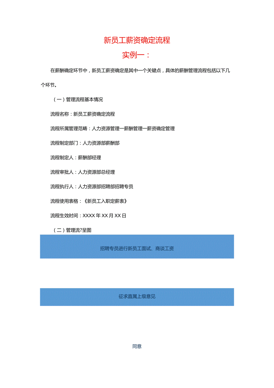 薪酬管理流程实例.docx_第1页