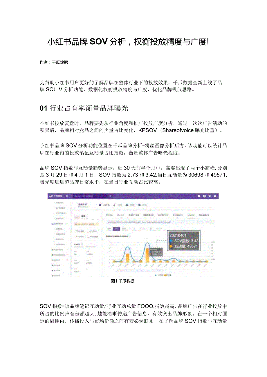 小红书品牌SOV分析权衡投放精度与广度！.docx_第1页