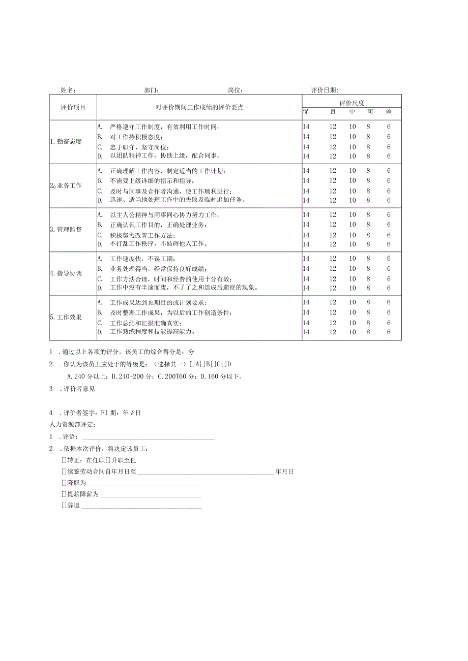 公司员工绩效评价表.docx_第2页