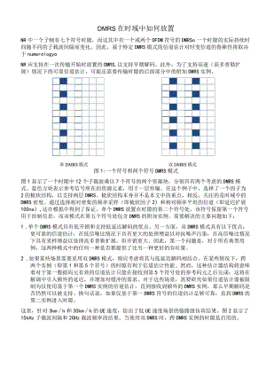 826-DMRS在时域中如何放置.docx