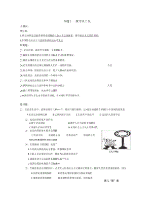 专题十一 做守法公民.docx