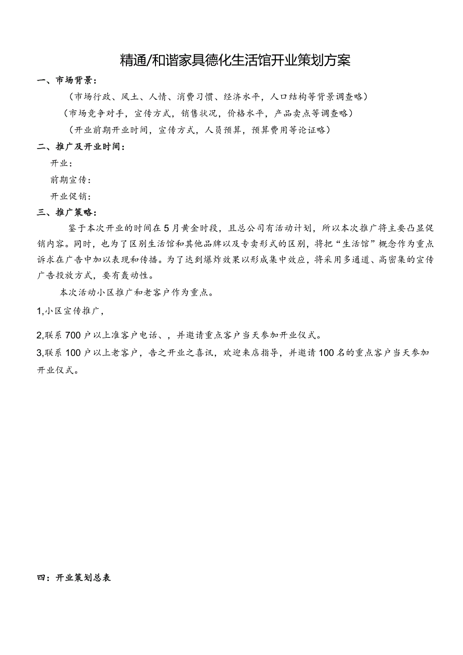 精通专卖店开业方案.docx_第1页