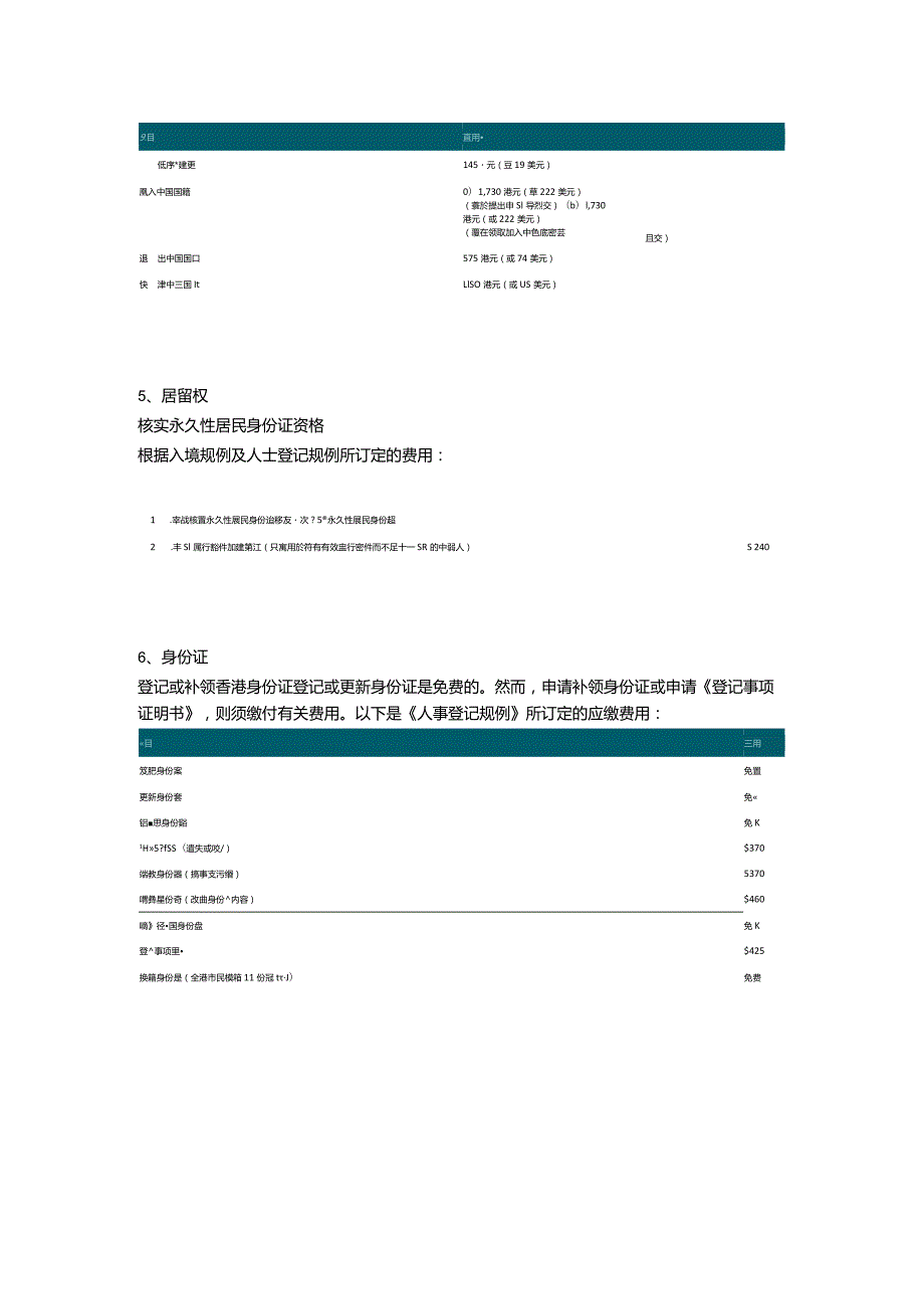 香港入境事务处收费标准.docx_第3页