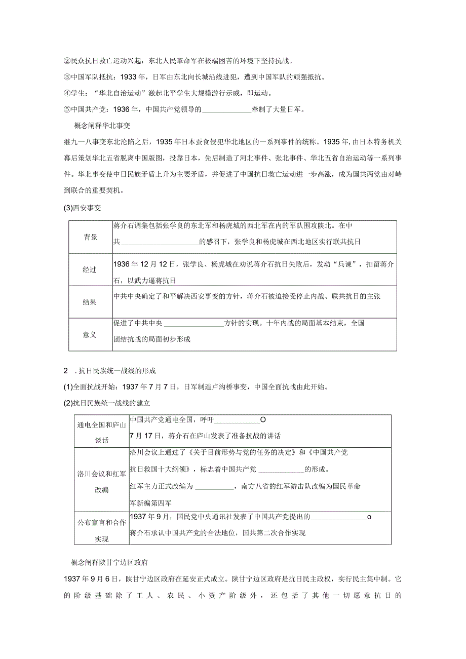 第二部分 近代中国 第8单元 第22讲 中华民族的抗日战争.docx_第2页