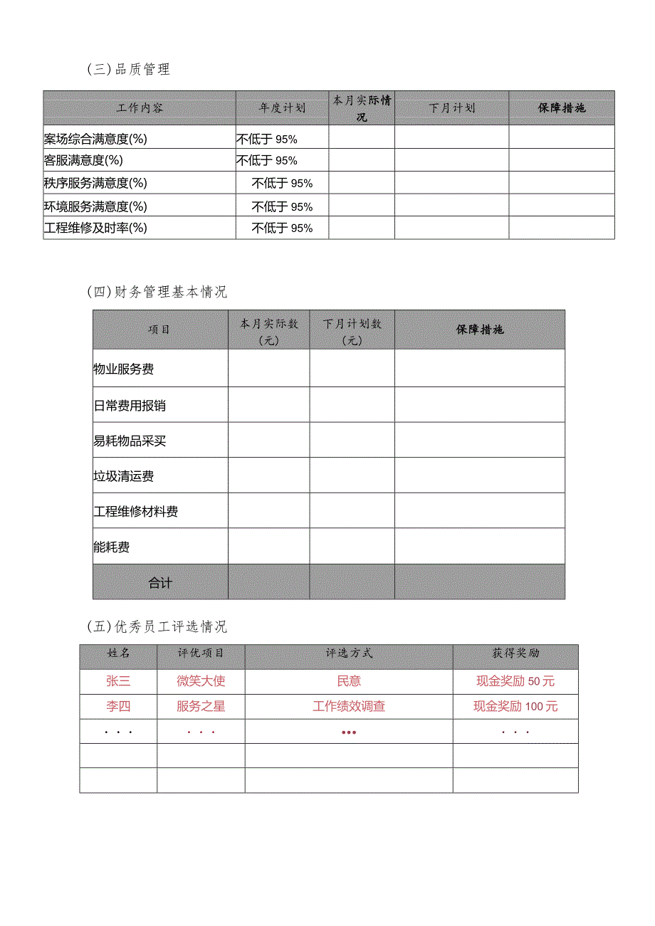 销售案场物业服务工作报告模板.docx_第3页