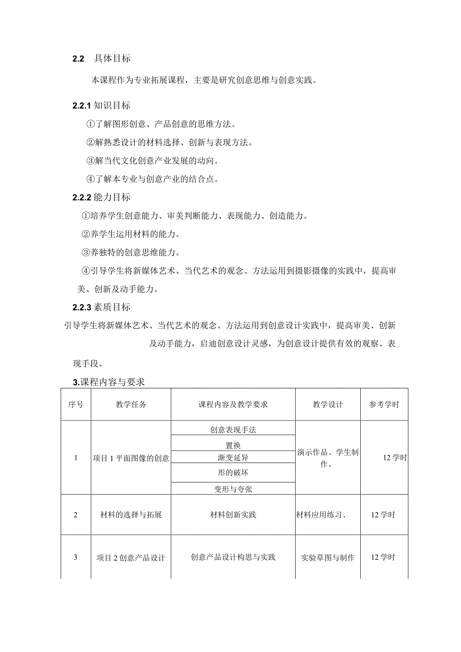 《创意设计》课程标准.docx_第2页