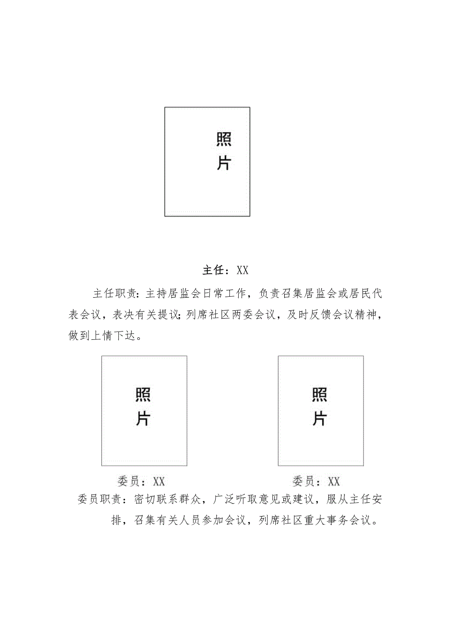 社区居民监督委员会组织机构.docx_第1页