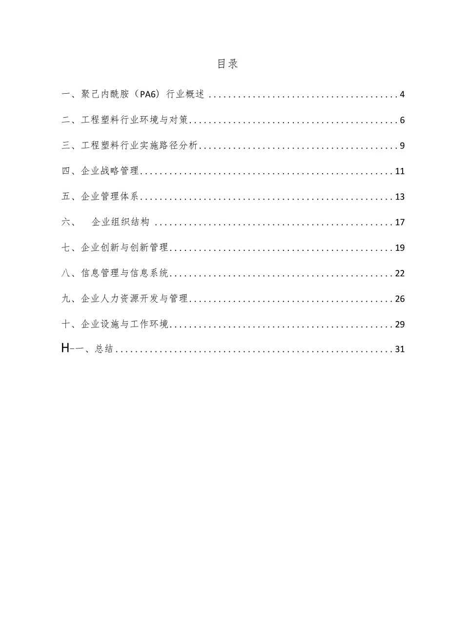 聚己内酰胺（PA6）企业管理方案.docx_第3页