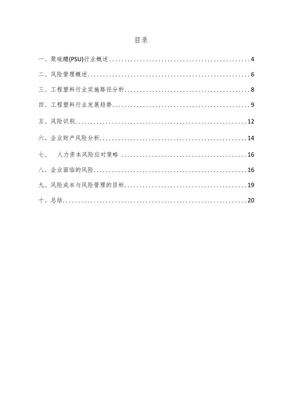 聚硫醚（PSU）项目风险管理方案.docx_第3页