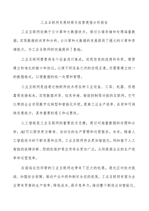 工业互联网发展趋势及前景展望分析报告.docx