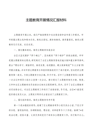 主题教育开展情况汇报材料.docx