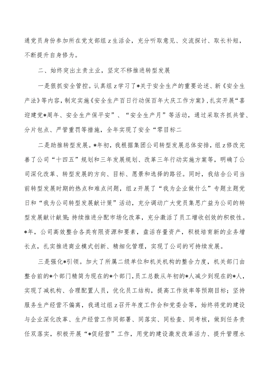 企业董事长2023年党建个人述职.docx_第2页