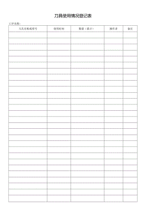 刀具使用情况登记表.docx