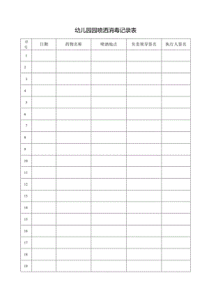 幼儿园园喷洒消毒记录表.docx