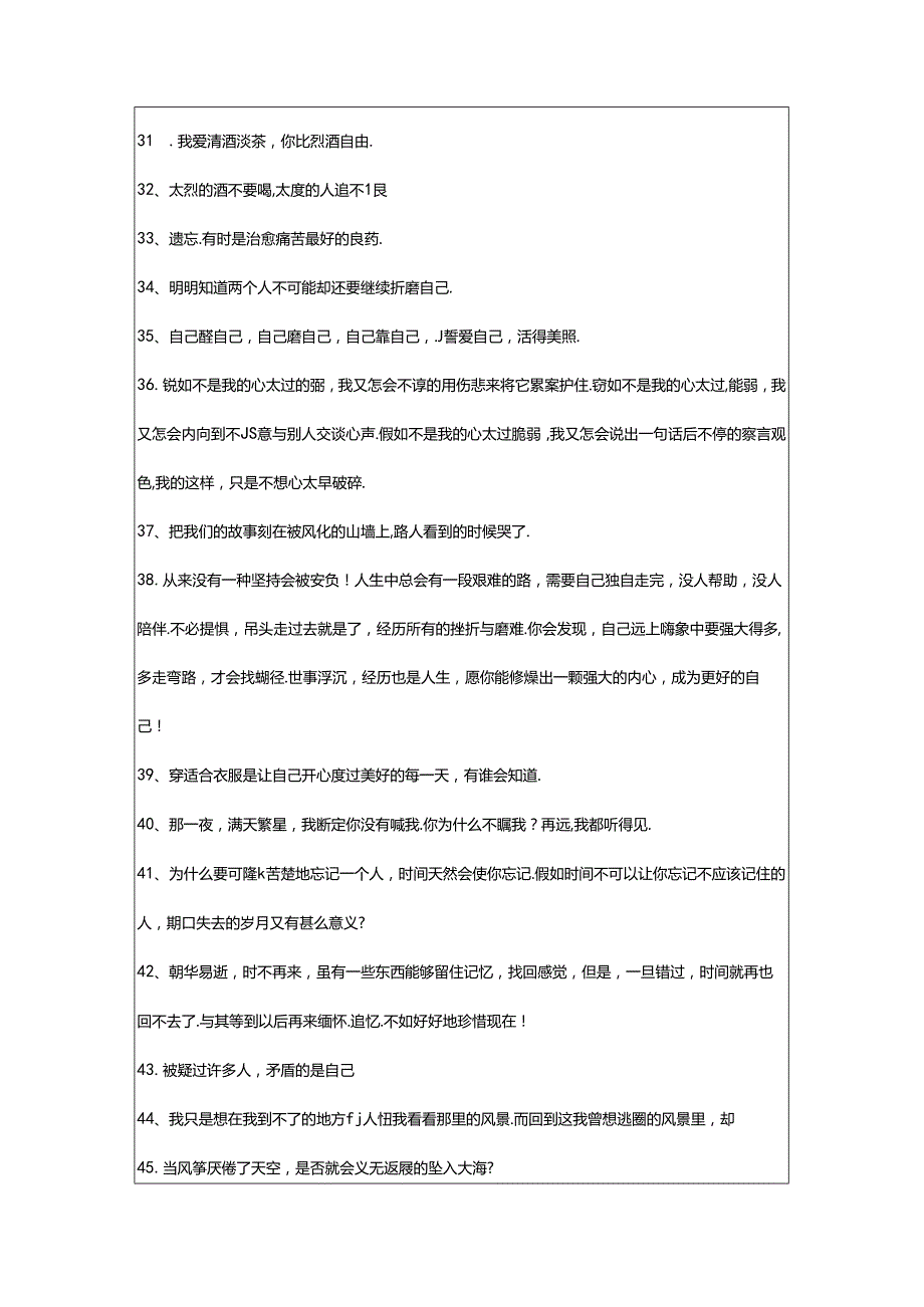 2024年精选伤痛的句子合集66句.docx_第3页