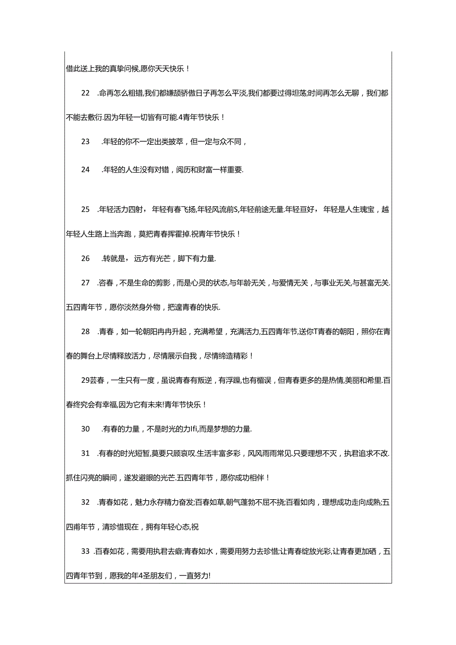 2024年五四青年节的励志句子.docx_第3页