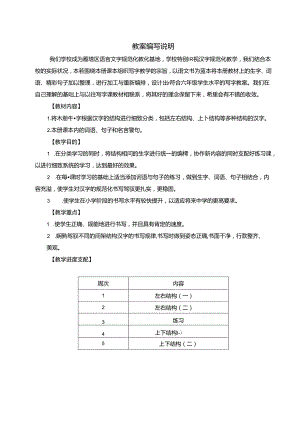 人教版五年级上册写字教案.docx