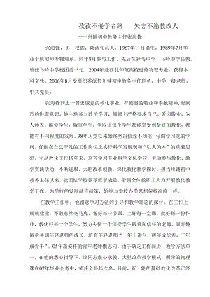 优秀教师典型事迹材料.docx