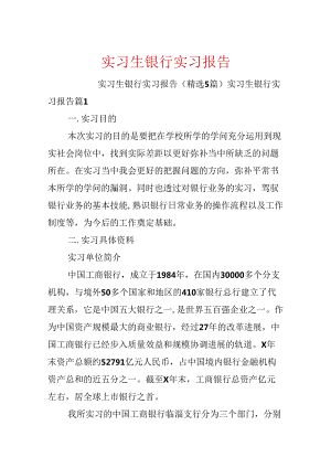 实习生银行实习报告.docx