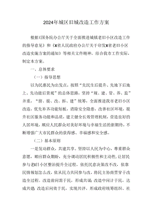 开发区2024年城区旧城改造工作方案 汇编5份.docx