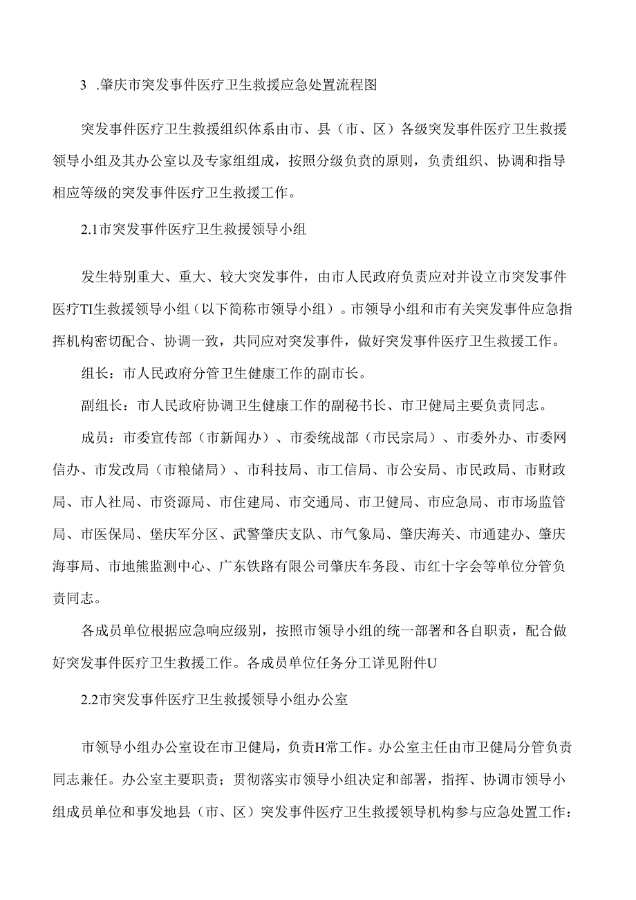 肇庆市人民政府办公室关于印发肇庆市突发事件医疗卫生救援应急预案的通知(2024).docx_第3页