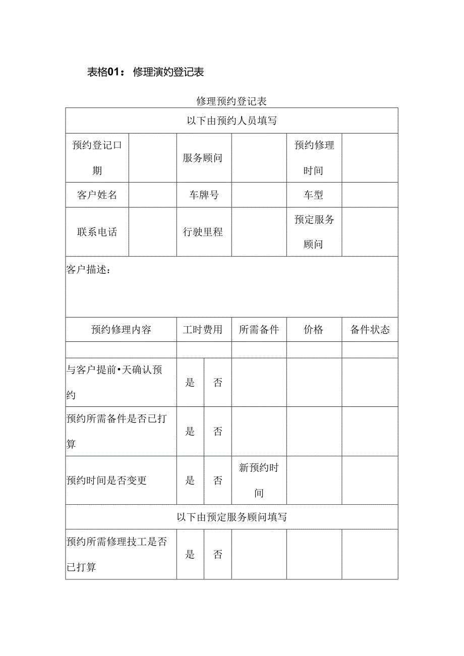 售后表格汇总.docx_第1页