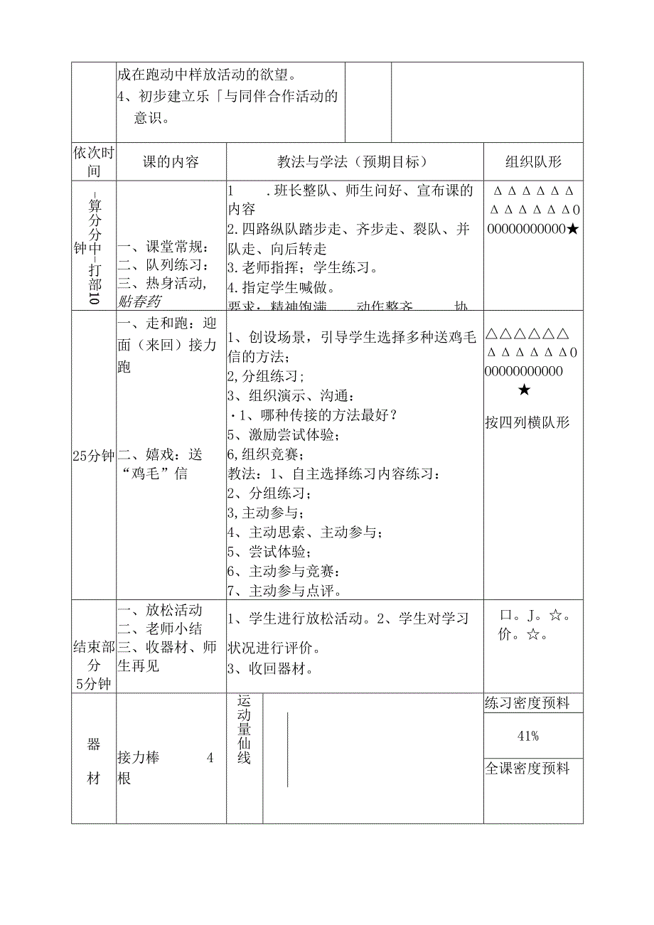 小学五年级体育与健康下册教案.docx_第3页