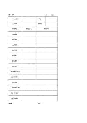 企业员工福利金申请表.docx