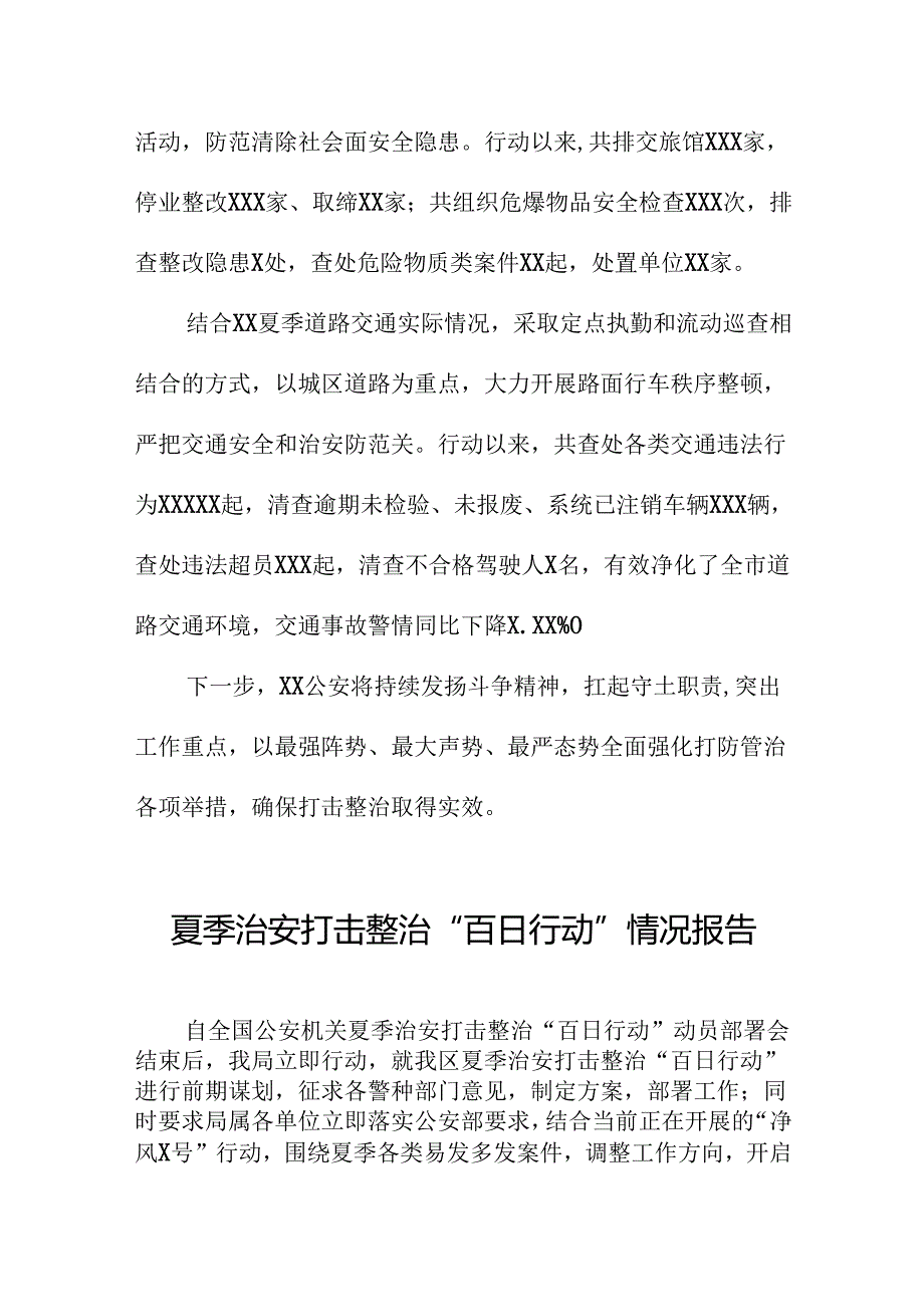 2024年夏季治安打击整治行动总结汇报(十一篇).docx_第3页