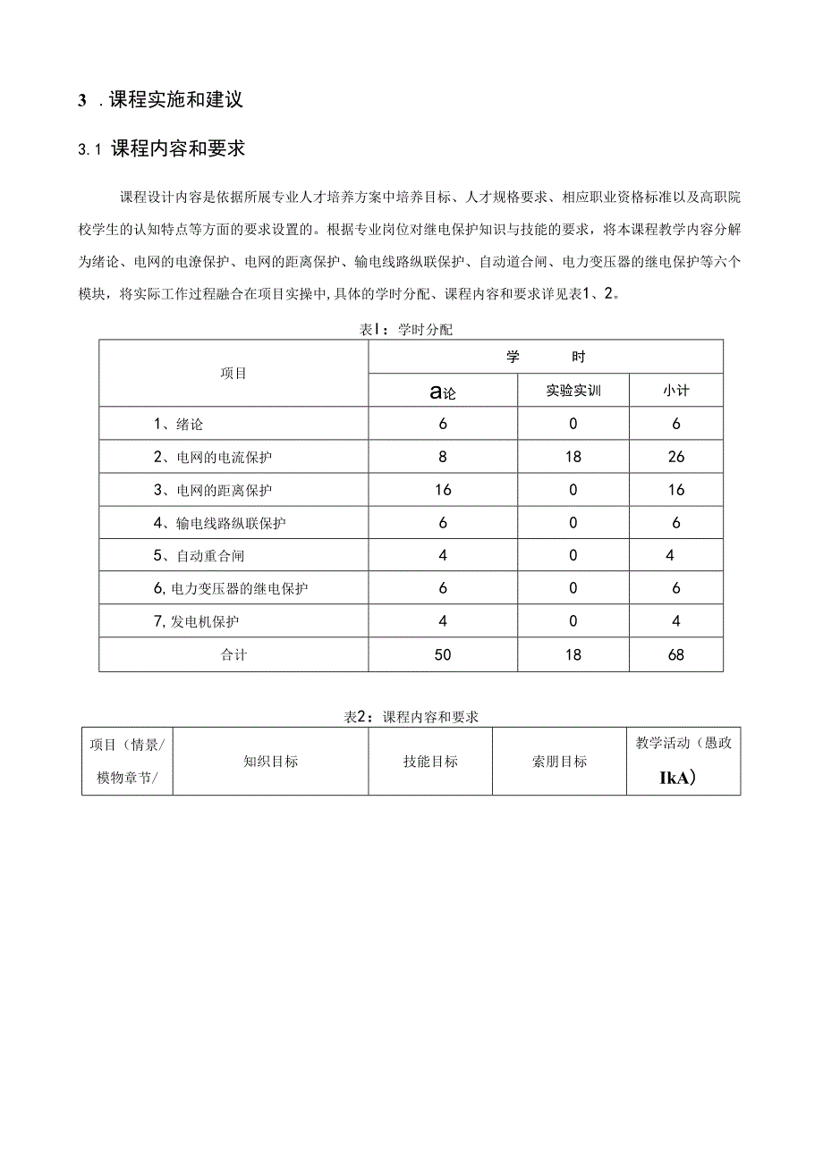 《电力系统继电保护》课程标准（含课程思政）.docx_第2页