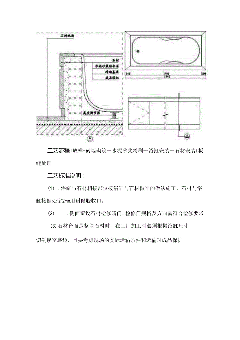 浴缸石材施工工艺及流程标准.docx_第3页