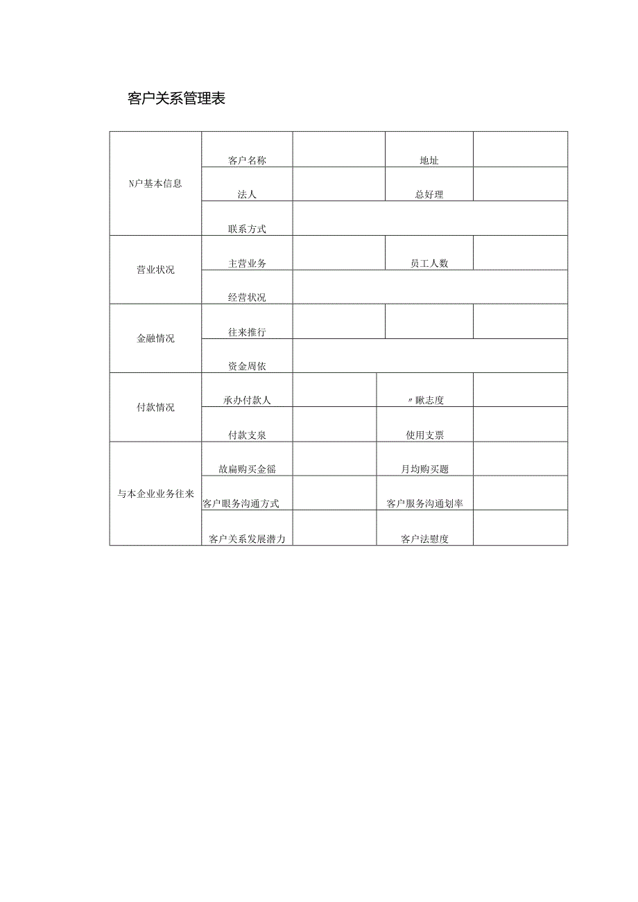 客户关系管理表.docx_第1页