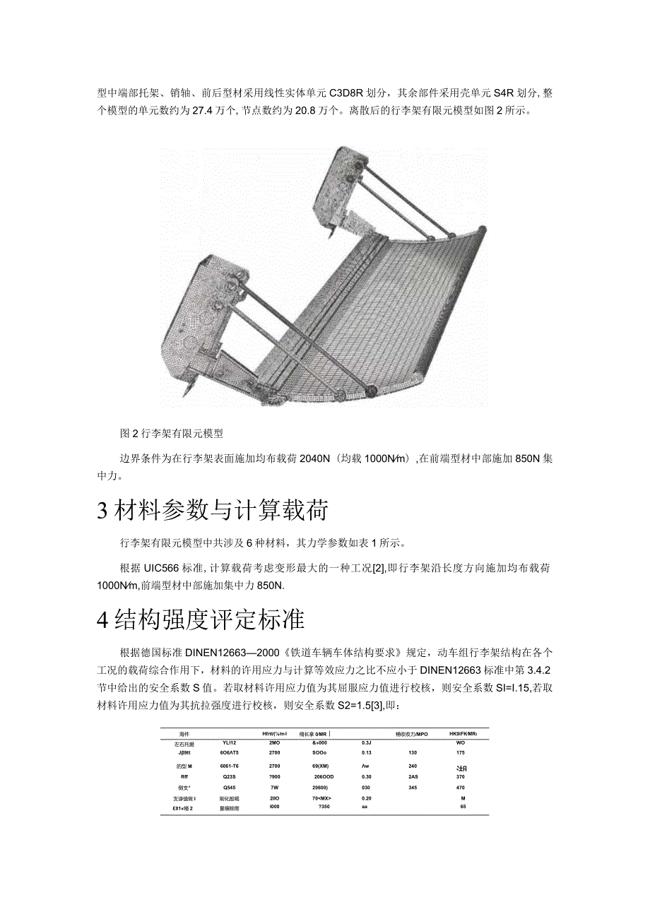 基于有限元法的动车组行李架优化分析.docx_第2页