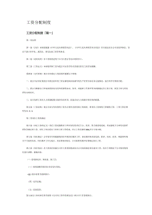 工资分配制度.docx