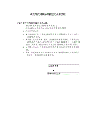 机动车抵押解除抵押登记业务流程.docx