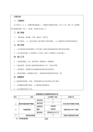 058-屋面保温技术交底 - 副本.docx