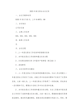 2023年度支委会会议记录.docx