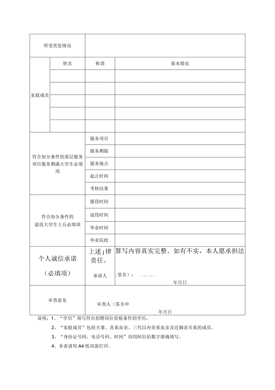 甘孜州2023年公开考试招聘教师个人诚信承诺书.docx_第2页