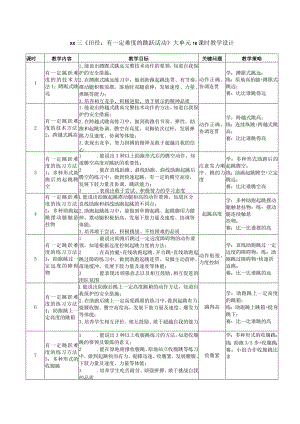 x三《田径：有一定难度的跳跃活动》大单元18课时教学设计公开课教案教学设计课件资料.docx