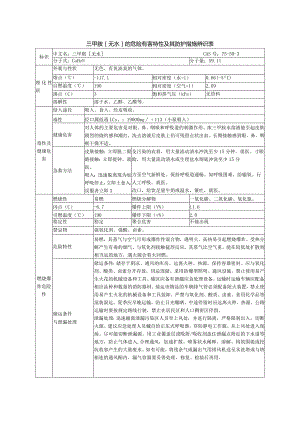 三甲胺[无水]的危险有害特性及其防护措施辨识表.docx