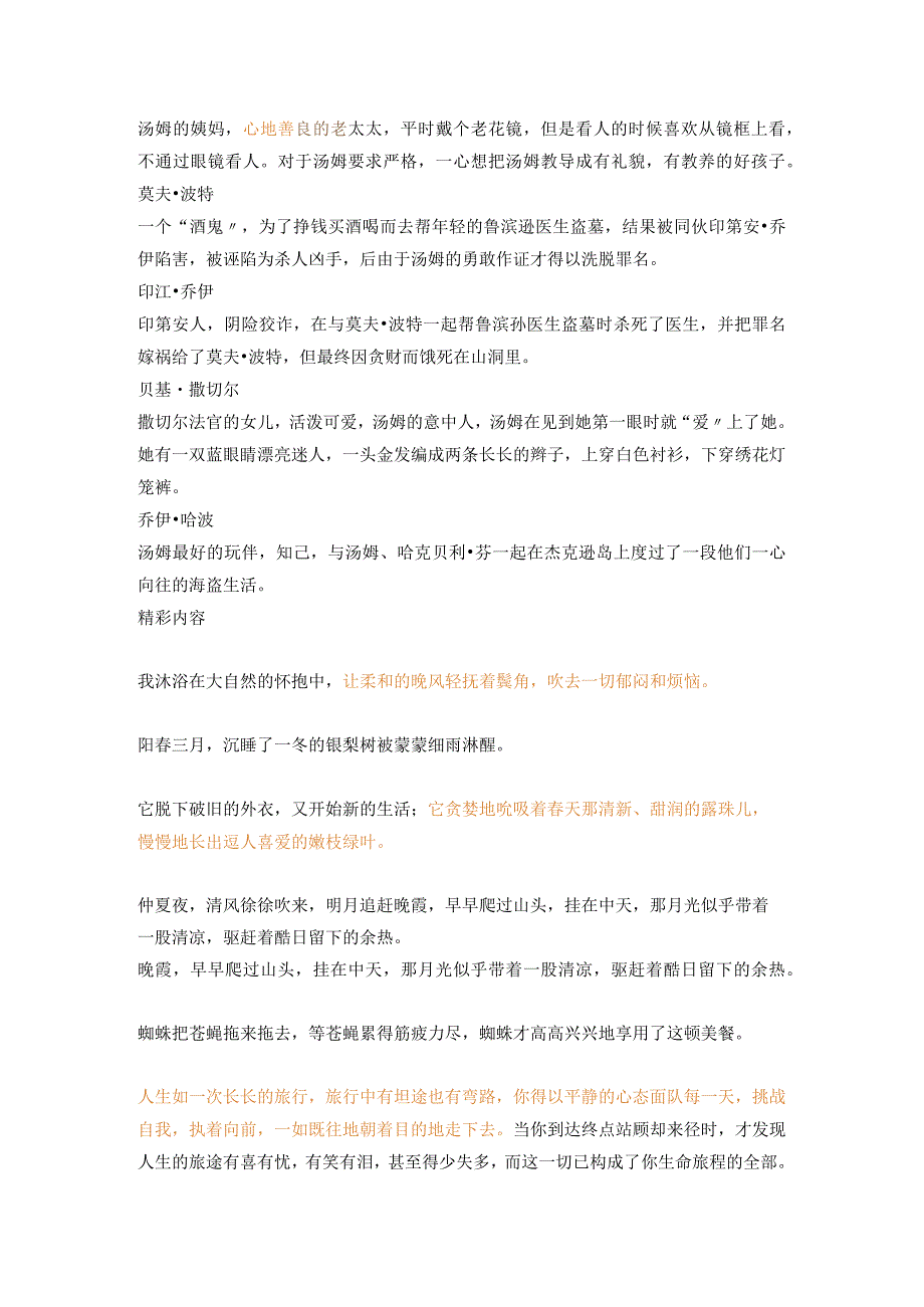 中小学必读系列：《汤姆索亚历险记》经典赏析必考知识点.docx_第2页