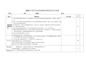 供应室医院感染控制评分标准.docx